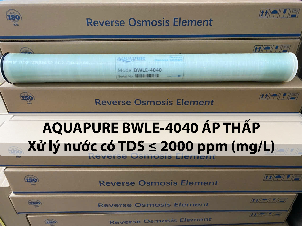 Màng Lọc RO AQUAPURE BWLE 4040 Áp Thấp